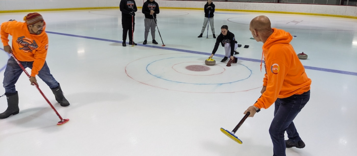Colin Hodgson helps introduce curling to northern Quebec indigenous community